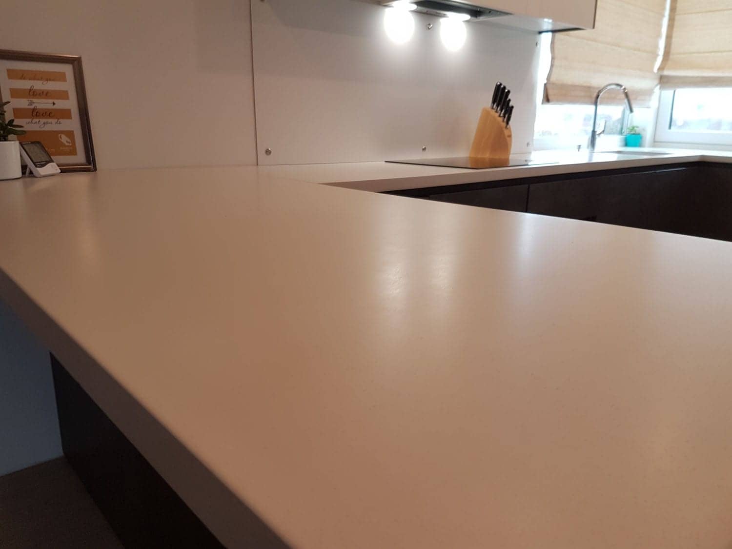 poliruoto betono virtuvė